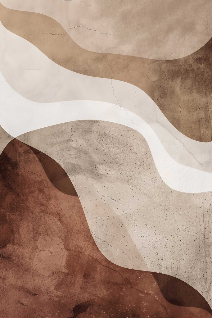 Brown and white wavy pattern Brown and white wavy pattern