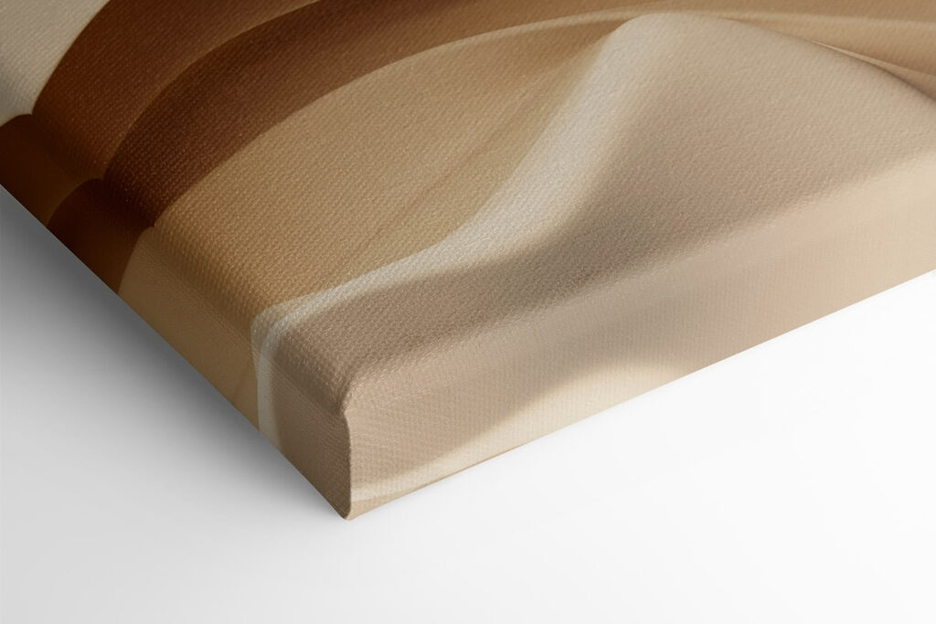 Flowing curves in soft tones
