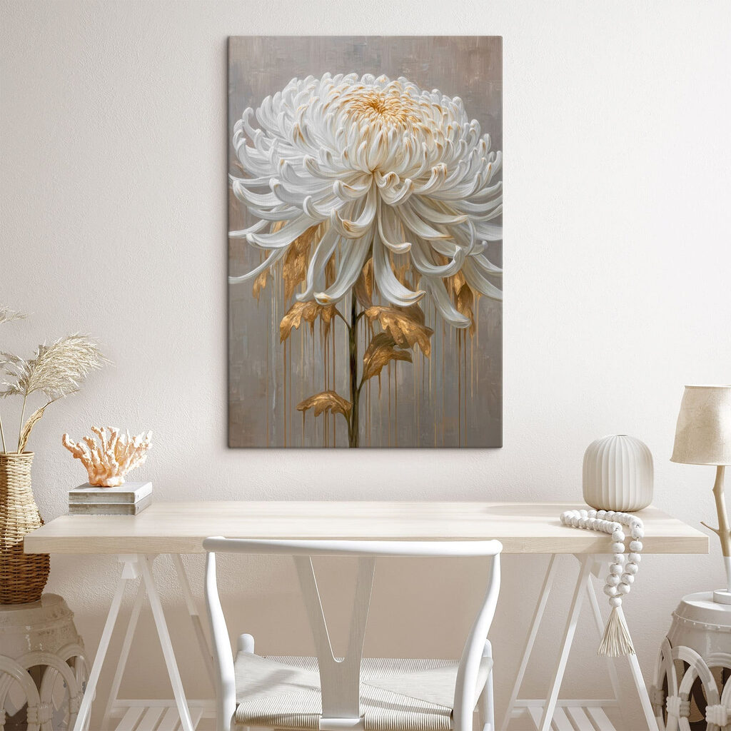 Elegant flower with flowing petals