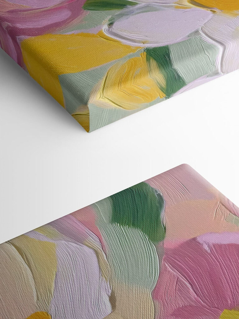 Vibrant blooms in pastel hues
