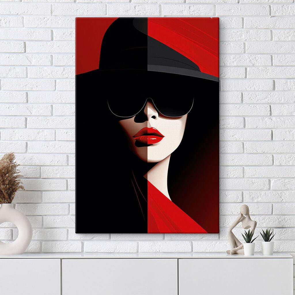 Woman wearing a hat and sunglasses Woman wearing a hat and sunglasses