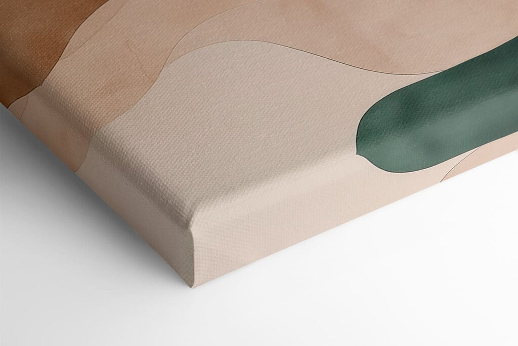 Soft, flowing waves of earth tones Soft, flowing waves of earth tones