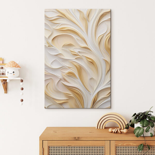 Delicate curves in soft hues