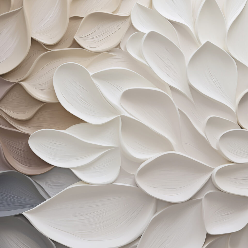 Soft, flowing shapes in subtle hues Soft, flowing shapes in subtle hues