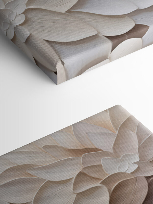 Delicate layered petals in soft hues