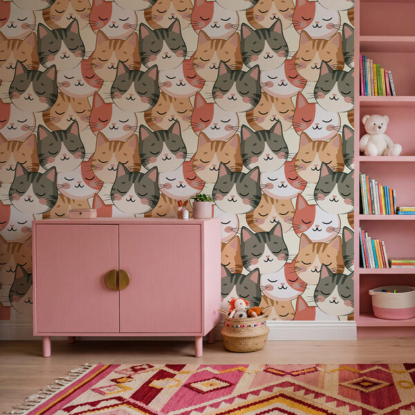 Patroon met katten Patroon met katten