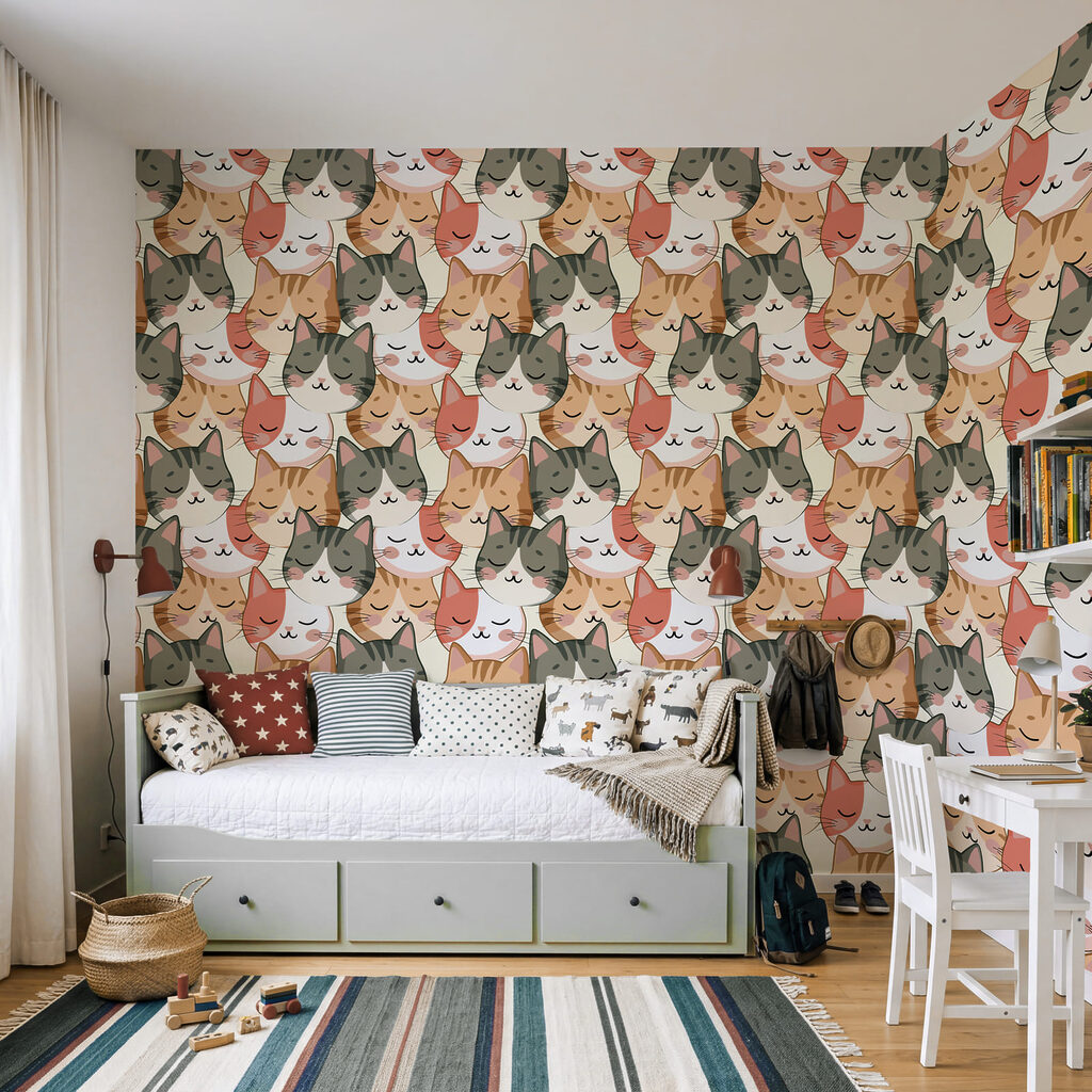 Patroon met katten Patroon met katten
