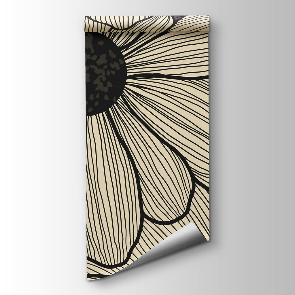 Vibrant floral design with dark tones Vibrant floral design with dark tones