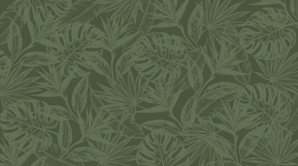 Green background with leaves Green background with leaves