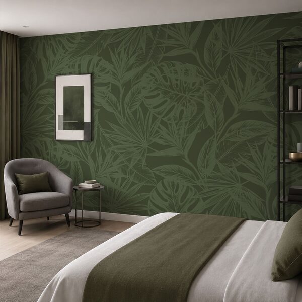 Groene achtergrond met bladeren Groene achtergrond met bladeren