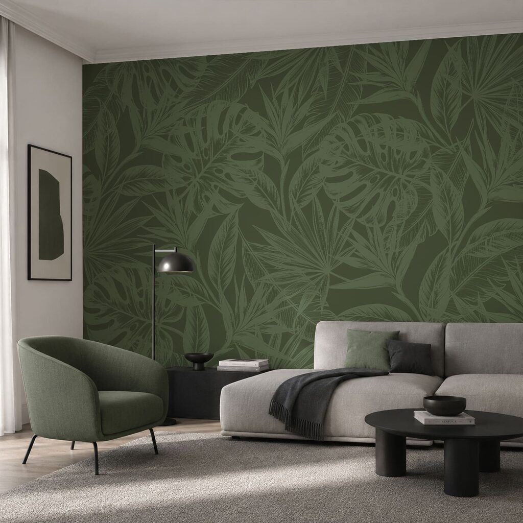 Groene achtergrond met bladeren Groene achtergrond met bladeren