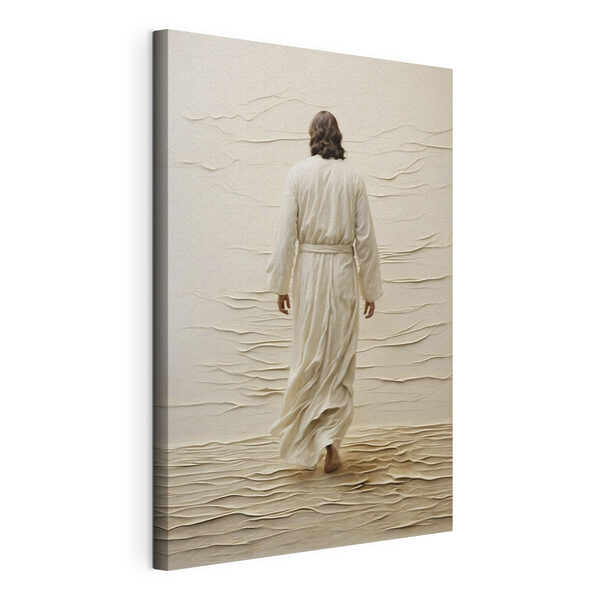Canvas Schilderijen Een man in een gewaad die loopt (Artikelnummer: s49359) Canvas Schilderijen Canvas Schilderijen Een man in een gewaad die loopt (Artikelnummer: s49359)
