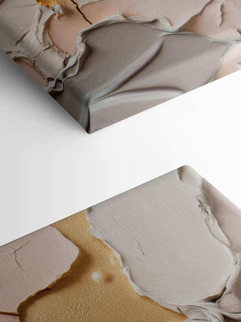 Abstract textures in soft hues