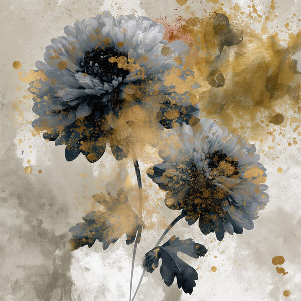 - Elegant floral design with vibrant hues