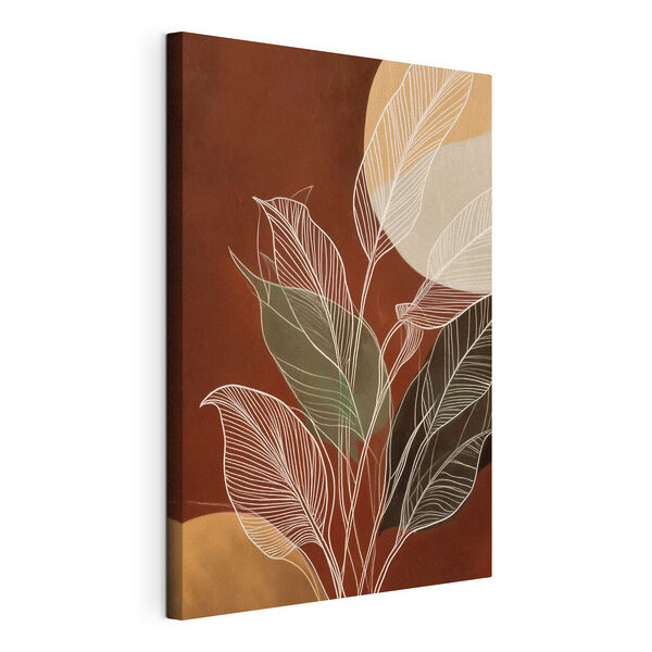 Canvas Schilderijen - De elegantie van de natuur in zachte tinten
