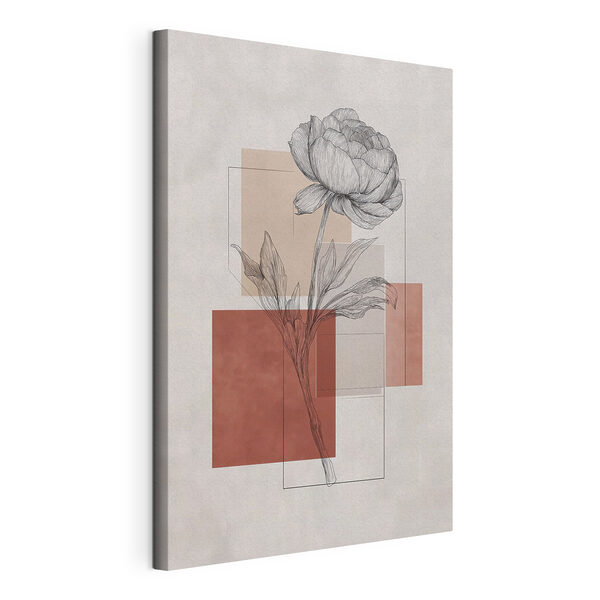 Canvas Schilderijen Tekening van een bloem (Artikelnummer: s49841) Canvas Schilderijen Canvas Schilderijen Tekening van een bloem (Artikelnummer: s49841)