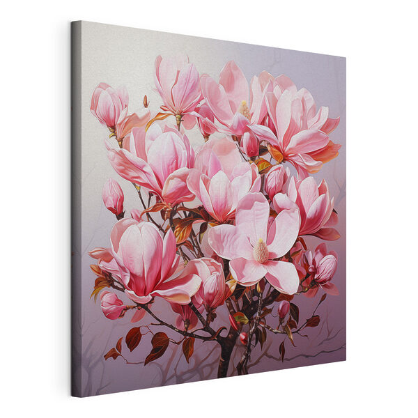 Canvas Schilderijen Tere roze bloemen in volle bloei (Artikelnummer: s49849) Canvas Schilderijen Canvas Schilderijen Tere roze bloemen in volle bloei (Artikelnummer: s49849)
