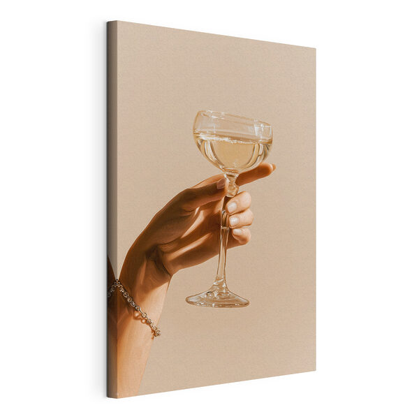 Canvas Schilderijen Hand met een glas wijn (Artikelnummer: s49804) Canvas Schilderijen Canvas Schilderijen Hand met een glas wijn (Artikelnummer: s49804)