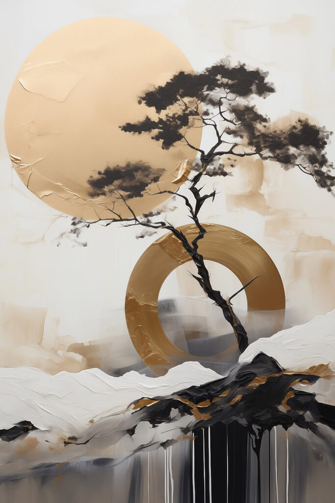 Tree and a circle Tree and a circle