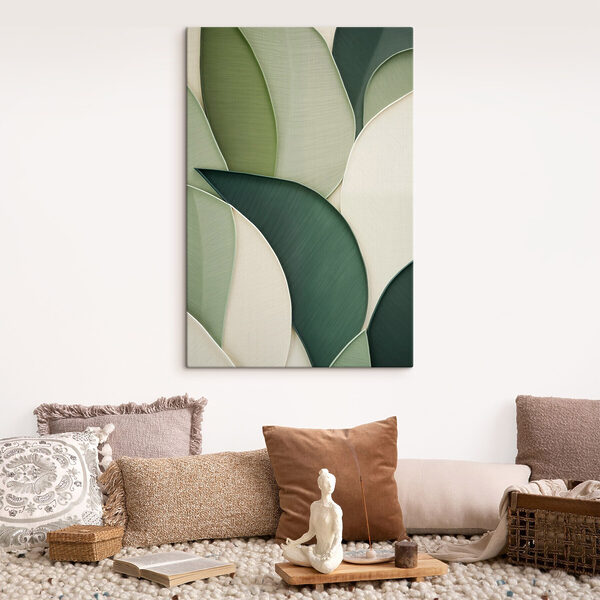 Nature-inspired layered leaf design Nature-inspired layered leaf design