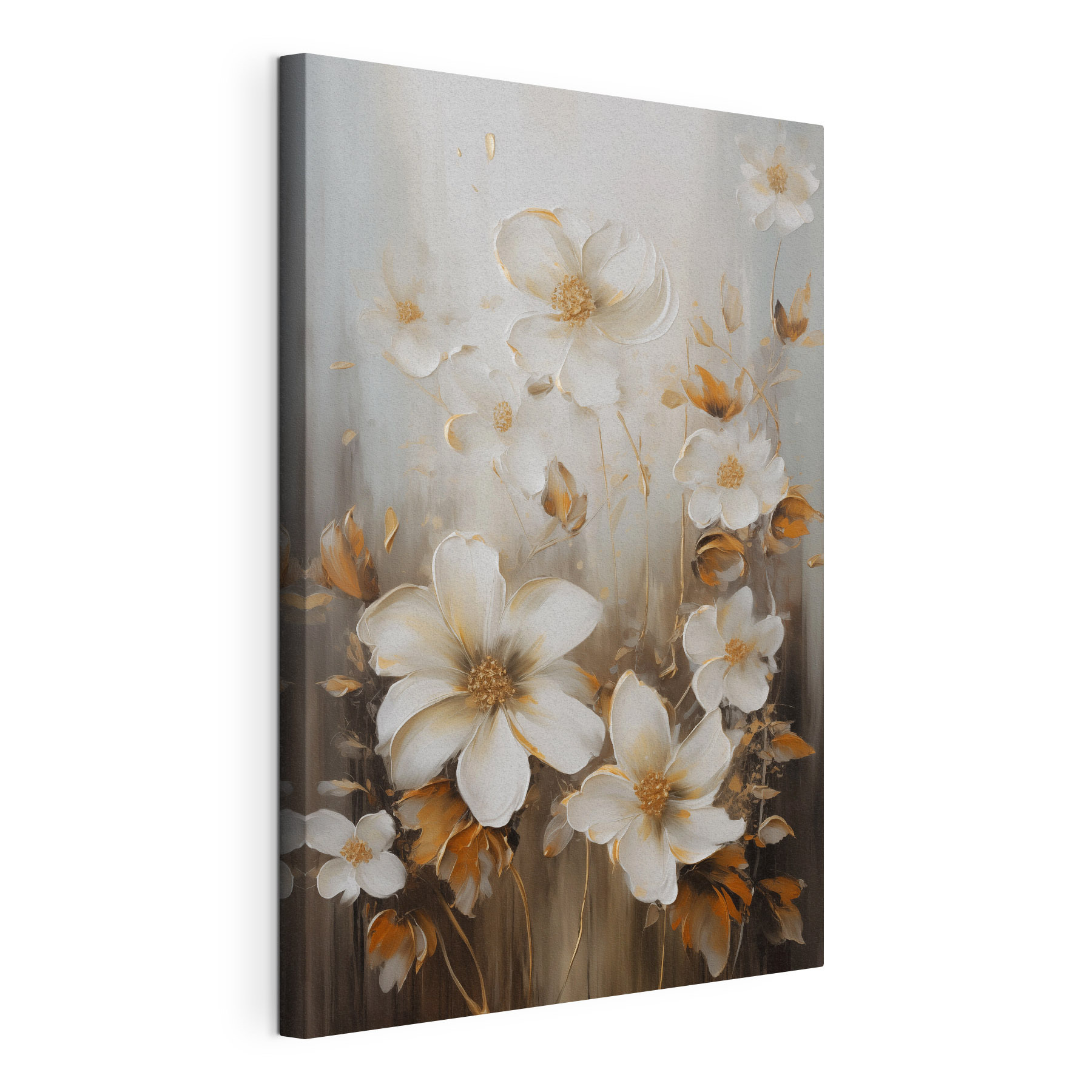 Painting of white flowers