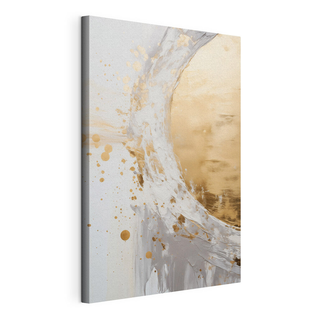 Flowing waves of color and light