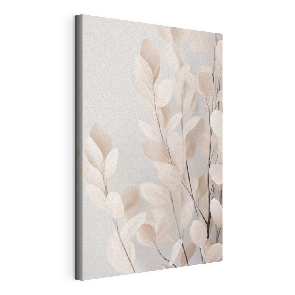 Delicate leaves against a soft background