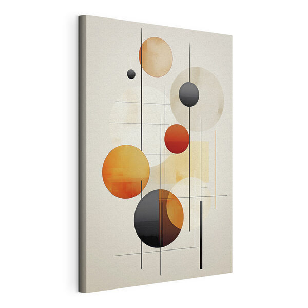 Art piece of art with circles and lines Art piece of art with circles and lines