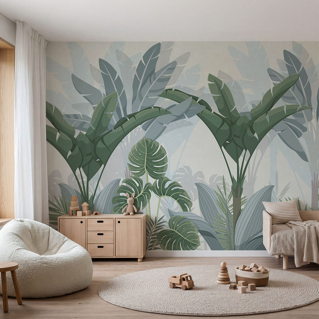 Een groep planten in een bos Een groep planten in een bos