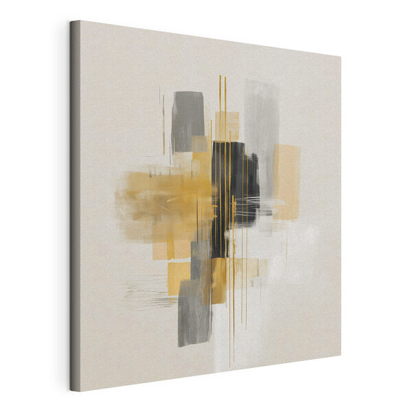 Dynamic abstract composition in soft colors
