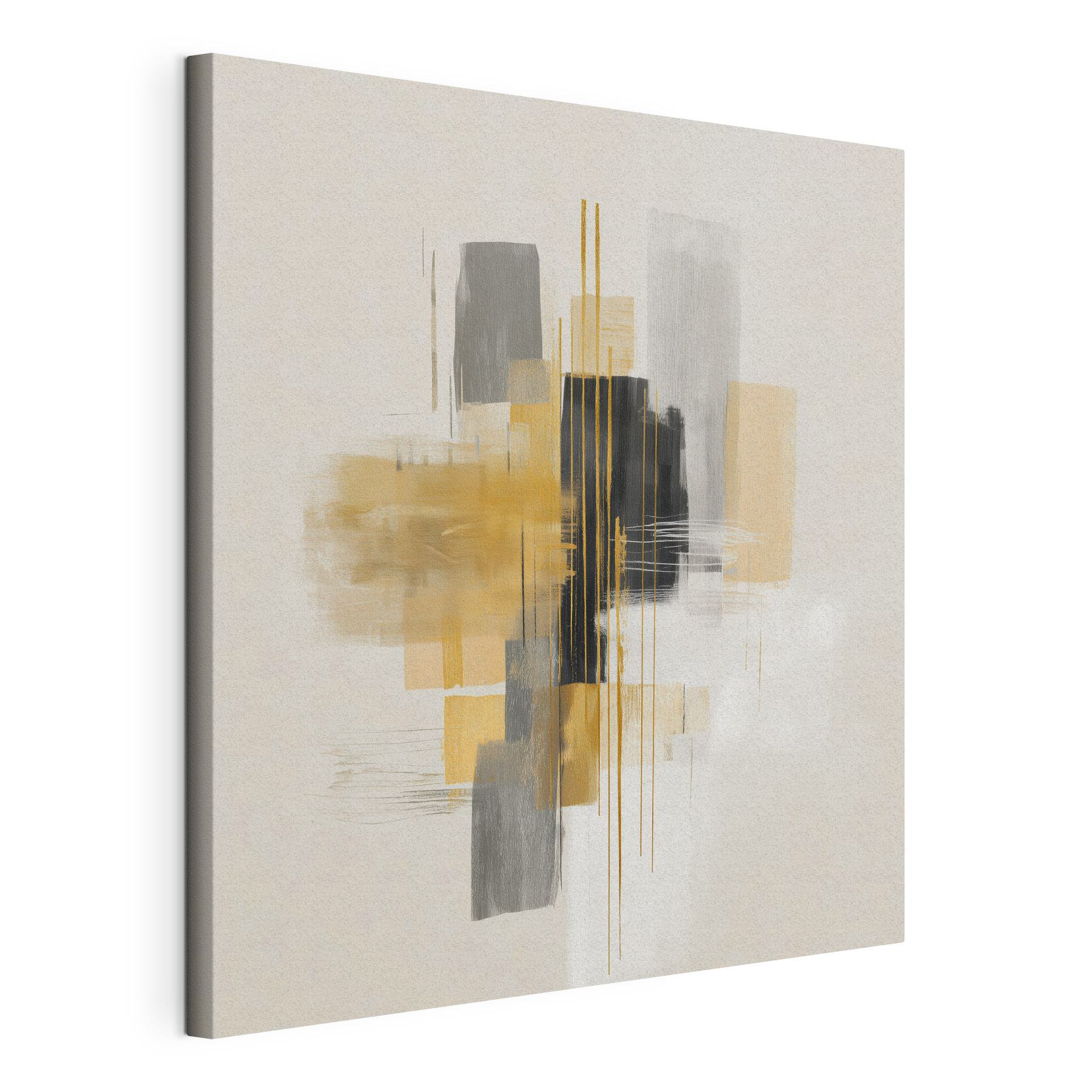 Dynamic abstract composition in soft colors