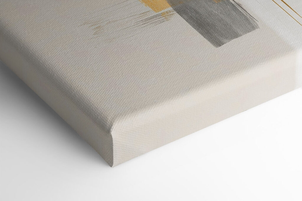Dynamic abstract composition in soft colors