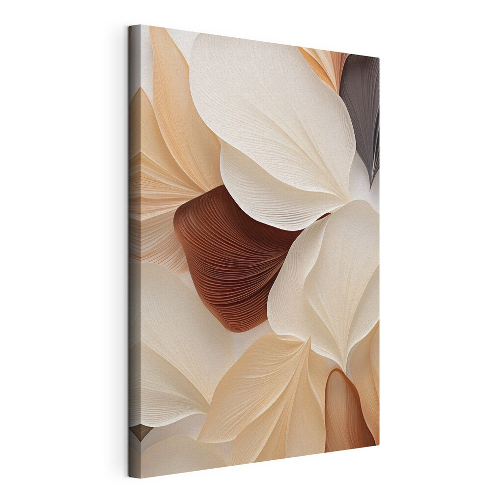 Soft, flowing shapes in gentle tones