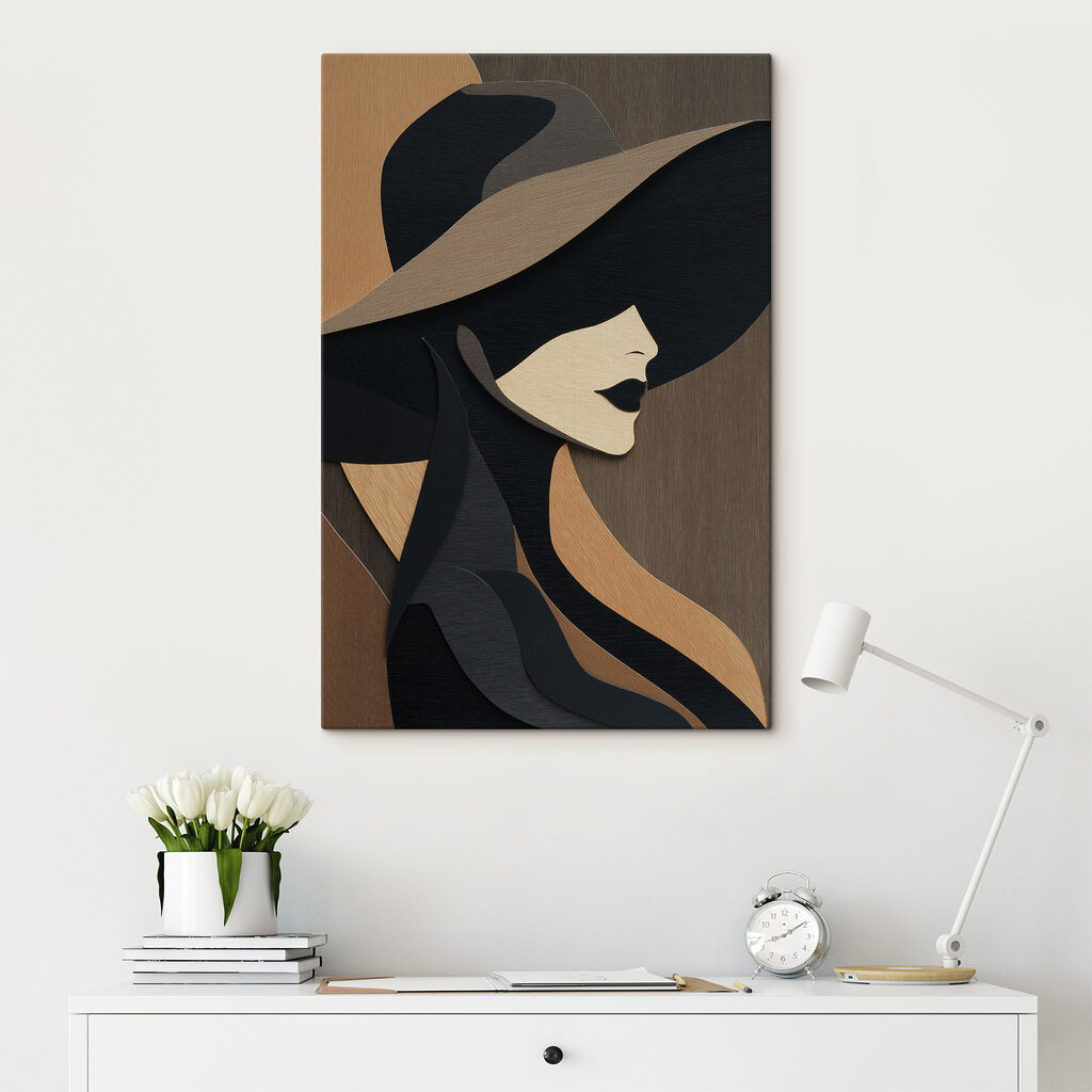 Woman with a hat