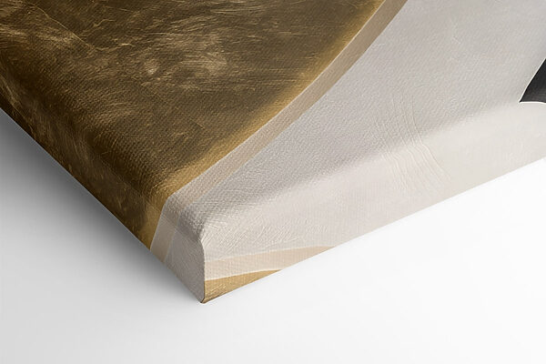 - Wavy patterns in neutral tones - Wavy patterns in neutral tones