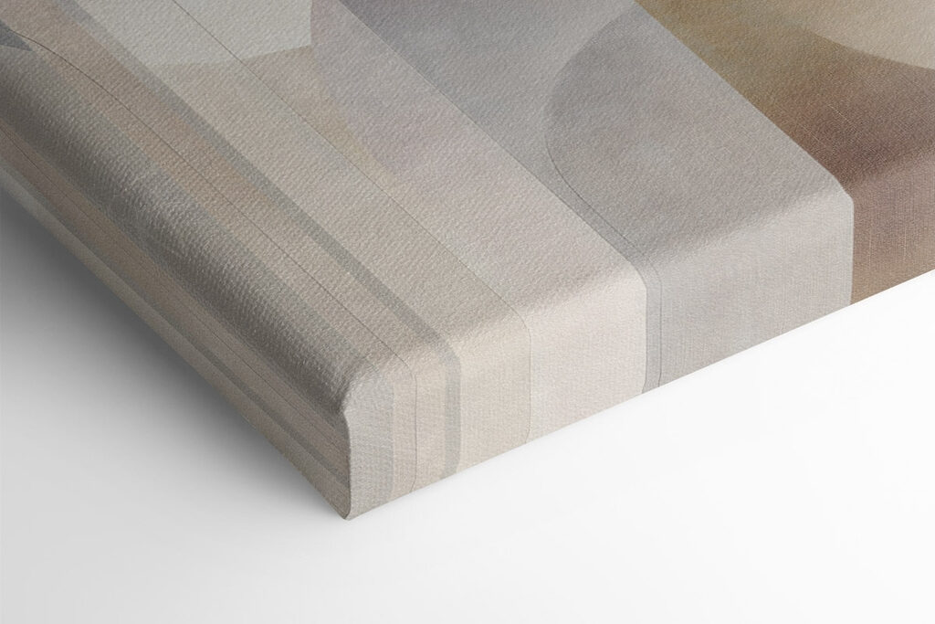 Abstract shapes in soft colors