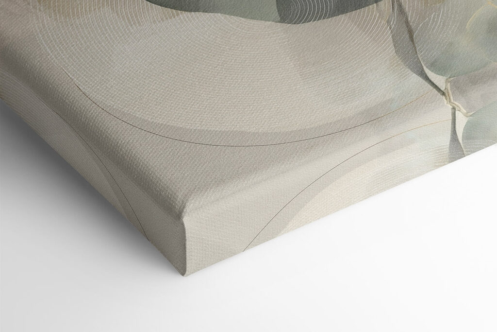Soft tones and gentle leaf patterns Soft tones and gentle leaf patterns