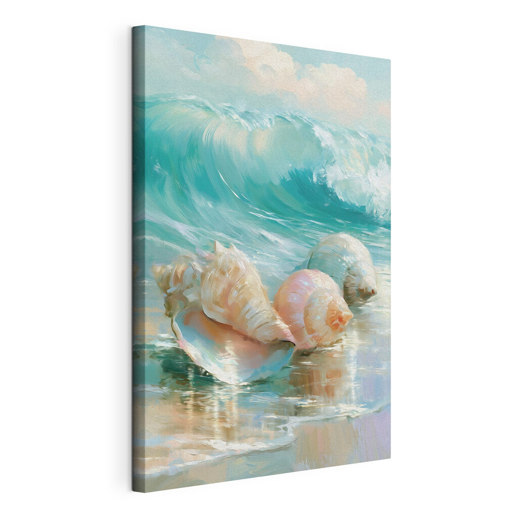 Group of seashells on a beach