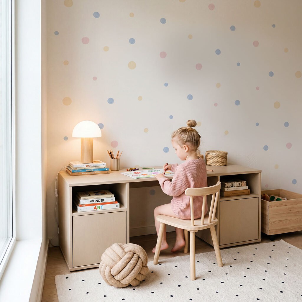 Witte achtergrond met veelkleurige stippen Witte achtergrond met veelkleurige stippen