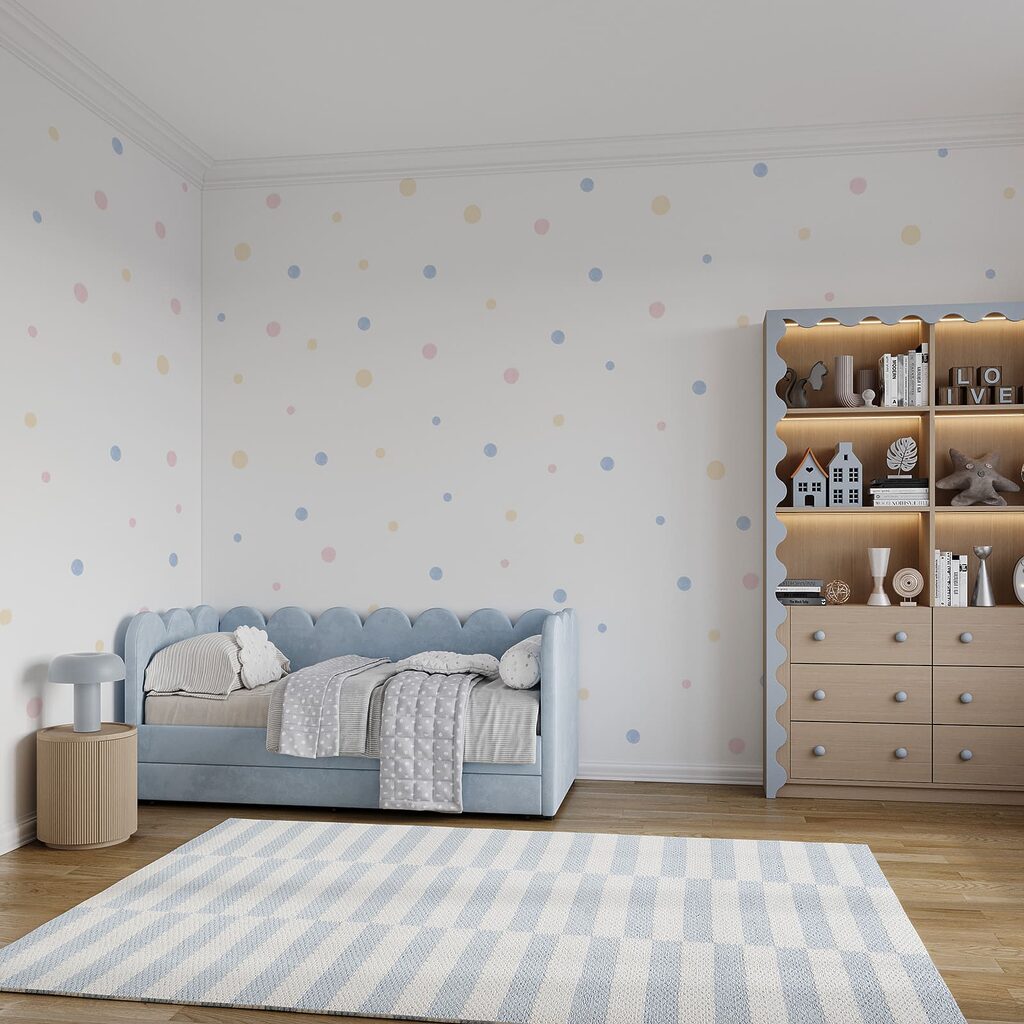 Witte achtergrond met veelkleurige stippen Witte achtergrond met veelkleurige stippen