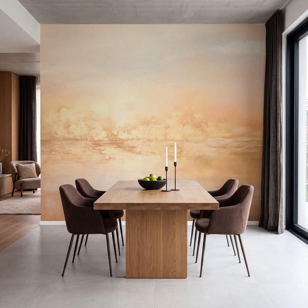 Schilderij van een woestijnlandschap Schilderij van een woestijnlandschap