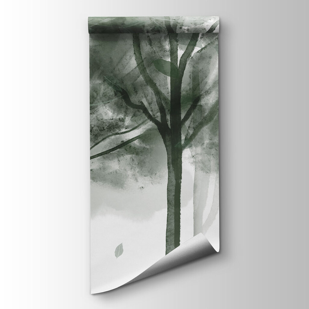 Group of trees with leaves Group of trees with leaves