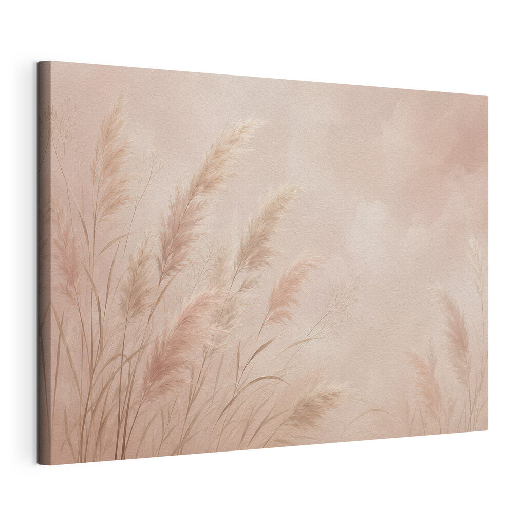 Gentle grasses in soft hues