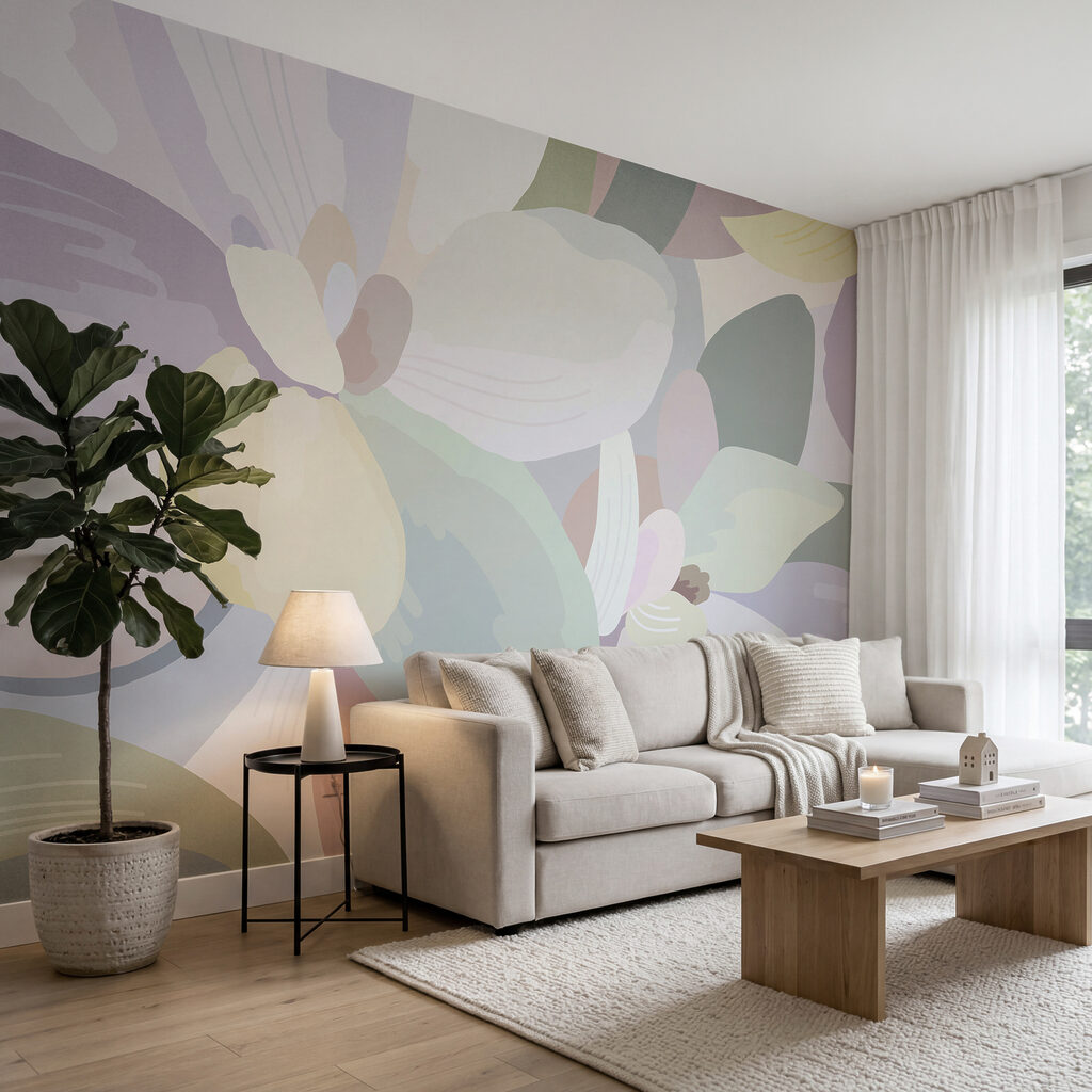 Kleurrijk bloemenschilderij