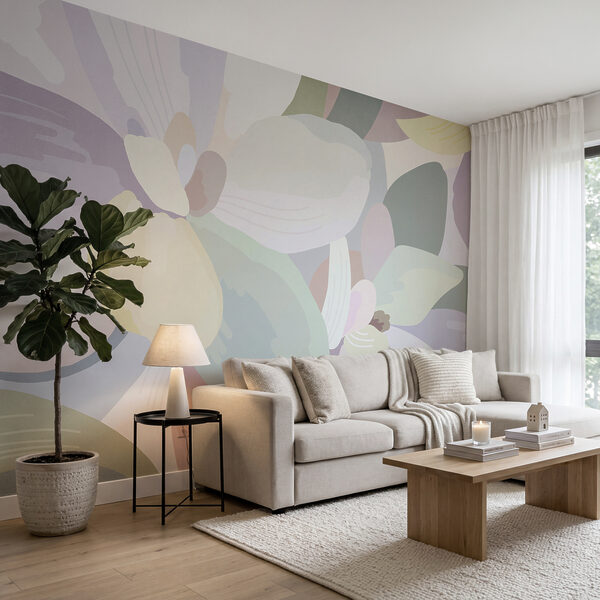 Kleurrijk bloemenschilderij