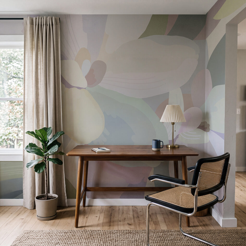 Kleurrijk bloemenschilderij