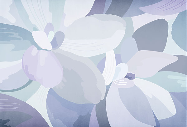 Soft pastel floral abstract design Soft pastel floral abstract design