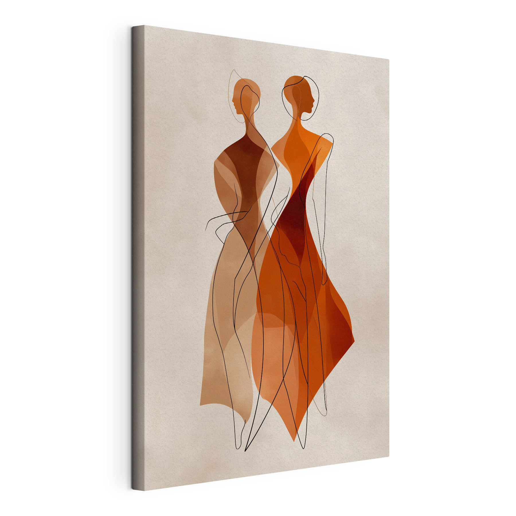 Drawing of two women