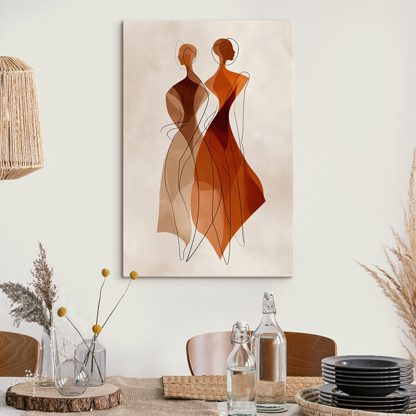 Drawing of two women
