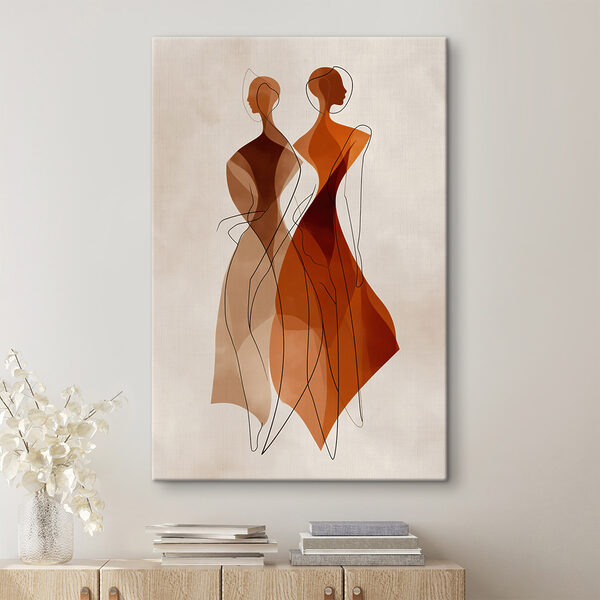 Drawing of two women